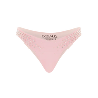 Ophelia Crystal Summer Bikini Bottoms Pink