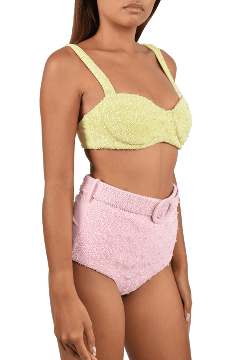 Heidi Hand Beaded Bikini Top