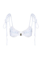 Bethanie Hand Embroidered Bikini bottom White