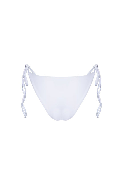 Bethanie Hand Embroidered Bikini bottom White