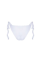 Bethanie Hand Embroidered Bikini Top White