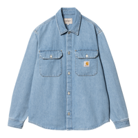 Carhartt WIP Harvey  Shirt Jacket Olympia Denim - Blue Dark Bleached
