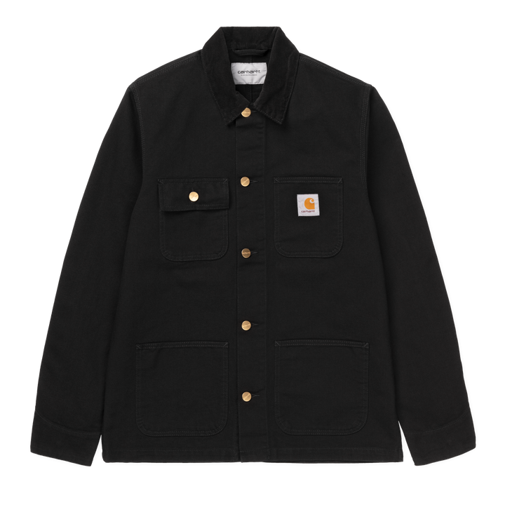 Carhartt WIP Michigan Summer Coat - Black / Black Rinsed