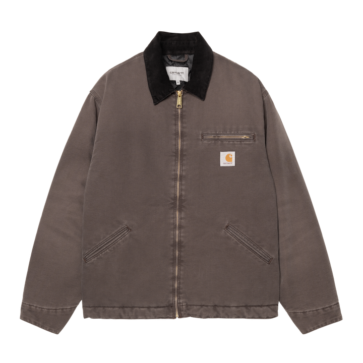 Carhartt WIP OG Detroit Jacket  - Tobacco / Black Stone Canvas
