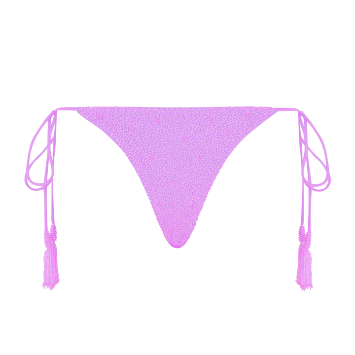 Nixie Tropical Low Coverage Bikini Bottoms Pink